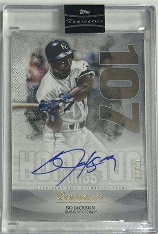 2019 Topps Luminaries Bo Jackson Home Run Kings 13/15 Auto