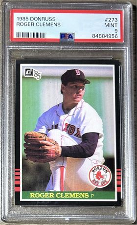 1985 Donruss #273 Roger Clemens RC PSA 9 MINT