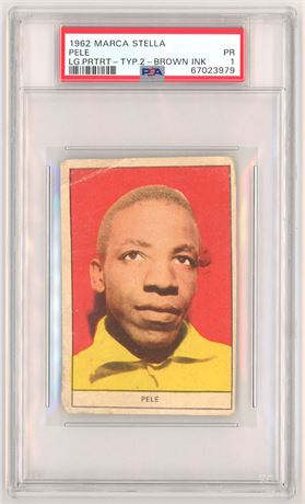 1962 Marca Stella Pele Large Portrait Type 2 Brown Ink PSA 1