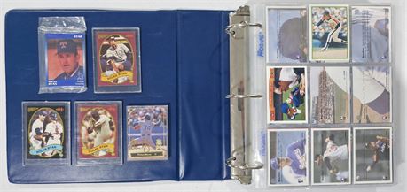 Nolan Ryan Binder Lot (Aprox 500 Cards, Binder, Magazines)