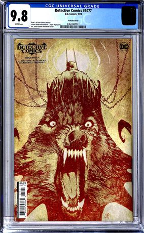Detective Comics #1077 (2024) CGC 9.8 Variant Cover