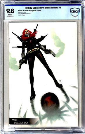 Infinity Countdown: Black Widow #1 (2018) Young Guns Variant CBCS 9.8