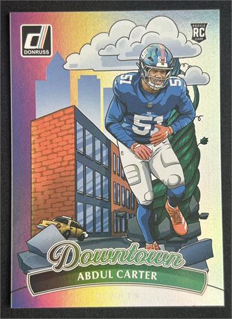2025 Panini Donruss #20 Abdul Carter RC Downtown SSP