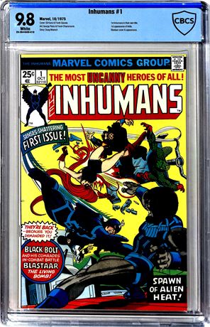 Inhumans #1 (1975) CBCS 9.8 1st Inhumans in their own title