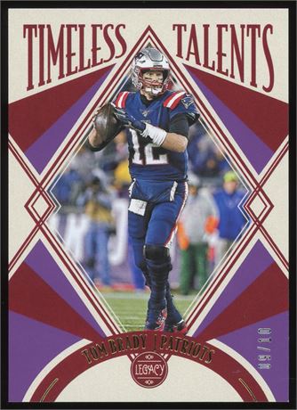 2021 Legacy Timeless Talents Tom Brady 9/10