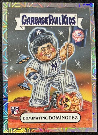 2024 Bowman Chrome Garbage Pail Kids Mojo Refractor Jasson Dominguez RC