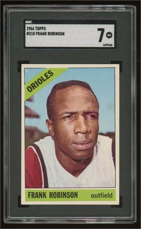 1966 Topps #310 Frank Robinson SGC 7 NM