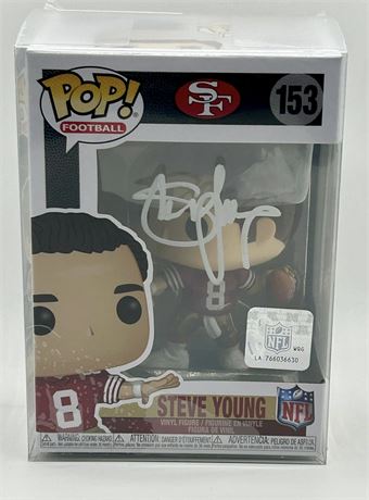 2020 Funko Pop Football Steve Young White Auto - Radke