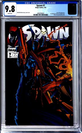 Spawn #7 (1993) CGC 9.8 Overt-kill Apperance