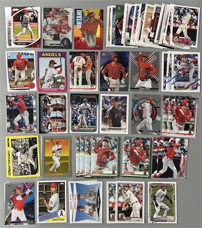 Shohei Ohtani Lot (65+) w/ Inserts