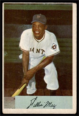 1954 Bowman #89 Willie Mays GOOD+ No Creases