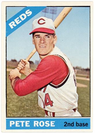 1966 Topps #30 Pete Rose LOW GRADE (Crease)