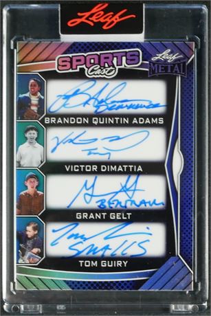 2025 Leaf Metal Sports Cast 8 The Sandlot 1/6 Blue Holo Factory Sealed
