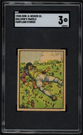 1920s EDW. M. Becker Co. Gulliver's Travel Fairyland Stories SGC 3