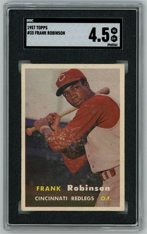 1957 Topps #35 Frank Robinson RC SGC 4.5 VGEX+