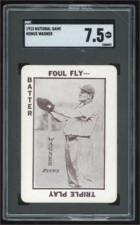 1913 National Game Honus Wagner SGC 7.5 NM+