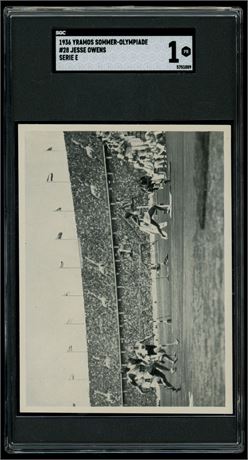 1936 Yramos Somer-Olympiade #28 Jesse Owens Serie E SGC 1 POOR