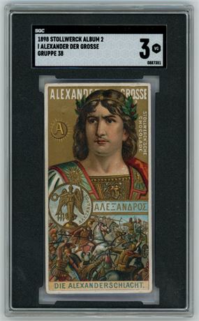 1898 Stollwerck Album 2 I Alexander The Great Der Grosse Gruppe 38 SGC 3 VG