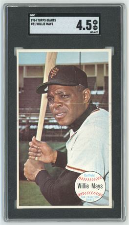 1964 Topps Giants #51 Willie Mays SGC 4.5 VGEX+