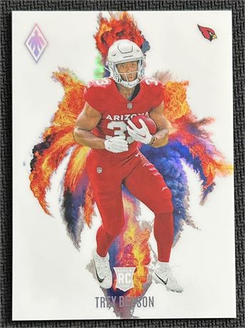 2024 Panini Phoenix Football Trey Benson RC Color Blast