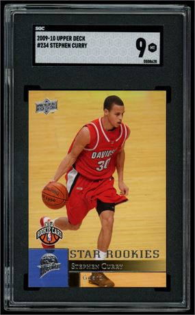 2009 Upper Deck #234 Steph Curry RC SGC 9