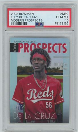 2023 Bowman Modern Prospects Elly De LA Cruz RC PSA 10 GEM MINT