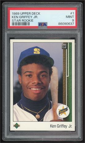 1989 Upper Deck #1 Ken Griffey Jr. Star Rookie PSA 9 MINT