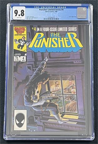 Punisher Limited Series #4 CGC 9.8 1986