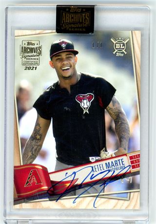 2021 Topps Archives Signature Series Ketel Marte 1/1