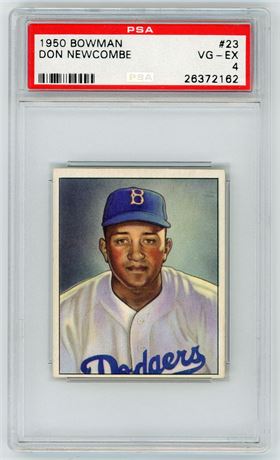 1950 Bowman #23 Don Newcombe PSA 4 VGEX