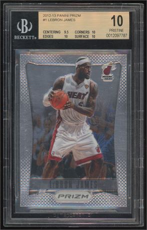 2012 Panini Prizm #1 LeBron James BGS 10 PRISTINE