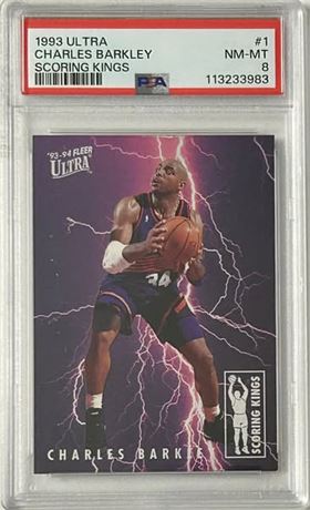 1993 Ultra #1 Charles Barkley Scoring Kings PSA 8 NMMT