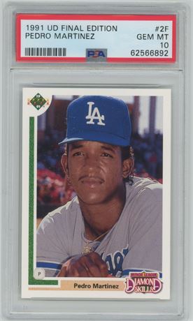 1991 Upper Deck Final Edition #2F Pedro Martinez RC PSA 10 GEM MINT