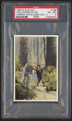 1940 A & M Wix #168 The Wizard of Oz Cinema Cavalcade Vol 2 PSA 6 EXMT