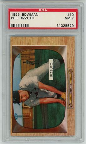 1955 Bowman #10 Phil Rizzuto PSA 7