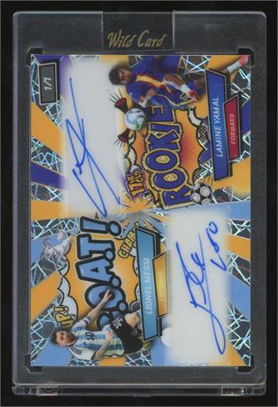 2024 Wild Card Comix Lionel Messi Lamine Yamal Dual Auto 1/1