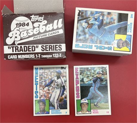 1984 Topps Traded Complete Set NM-MINT w/ Dwight Gooden RC Sharp Set
