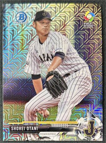 2017 Bowman Chrome Mega Box Prospects Shohei Ohtani RC Refractor
