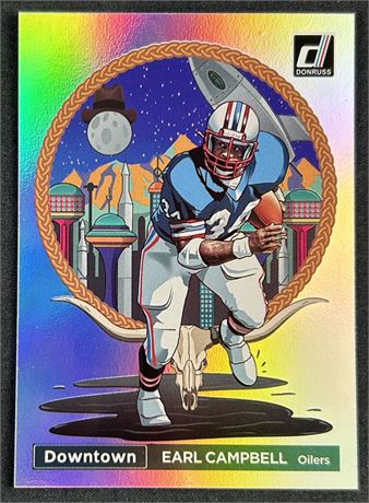 2022 Panini Donruss Earl Campbell Downtown! SSP