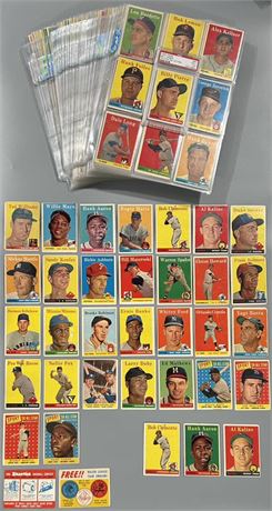 1958 Topps Complete Near MASTER Set (531/534) VG Avg w/ ALL Yellow Letter *READ