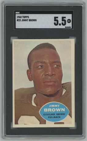 1960 Topps #23 Jim Brown SGC 5.5