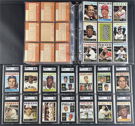 1964 Topps Baseball Complete Set (1-597) w/ SGC Graded (14) VGEX AVG