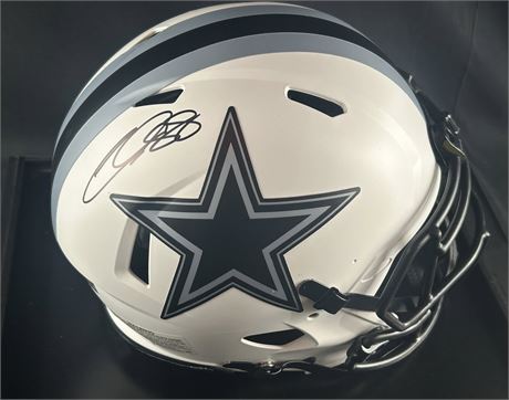 CeeDee Lamb Signed Cowboys Full-Size Alternate  Speed Authentic Helment Fanatics