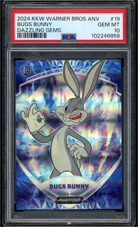 2024 KKW Warner Brothers Anniversary Bugs Bunny Dazzling Gems 56/75 PSA 10