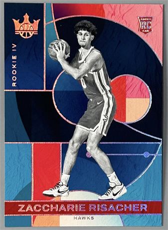 2024 Panini Court Kings Zaccharie Risacher RC Rookie IV Hawks SSP