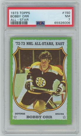 1973 Topps #150 Bobby Orr All-Star PSA 7 NM