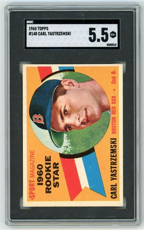 1960 Topps #148 Carl Yastrzemski RC SGC 5.5 EX+