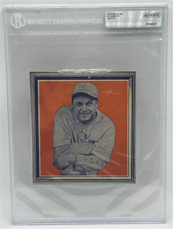 1935 Wheaties BB1 #11 Jimmie Foxx HC BGS Authentic Pop 1, 1 Higher