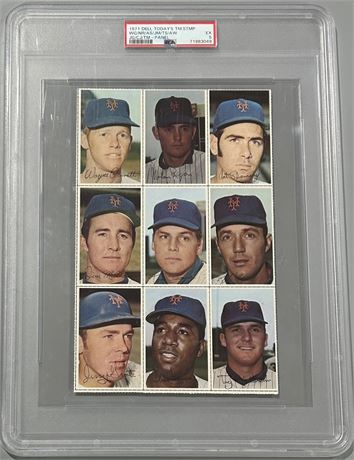 1971 Dell Today's Team Stamps Nolan Ryan/Tom Seaver PSA 5 EX TOTAL PSA POP 1