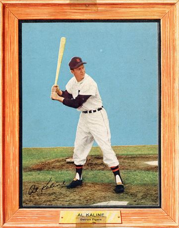 1960 Post Cereal Al Kaline Hand-Cut Low Grade